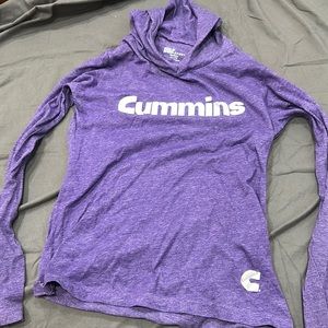 M long sleeve hooded shirt